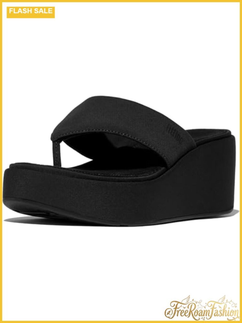 FitFlop Platfforms Wedge Toe-Post Sandals with Arch Support